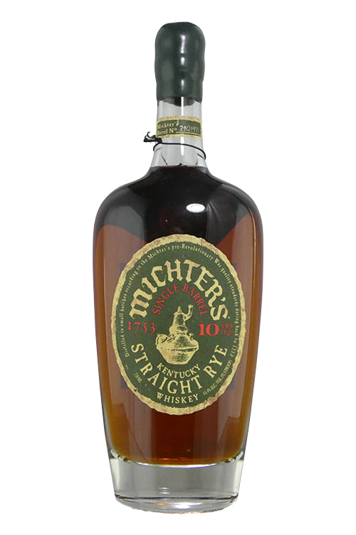 MICHTERS 10 YRS STRAIGHT RYR KENTUCKY WHISKEY - 750ML