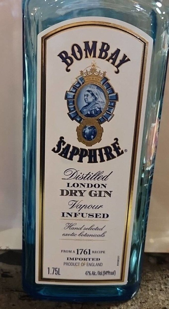BOMBAY SAPPHIRE 1.75 LT