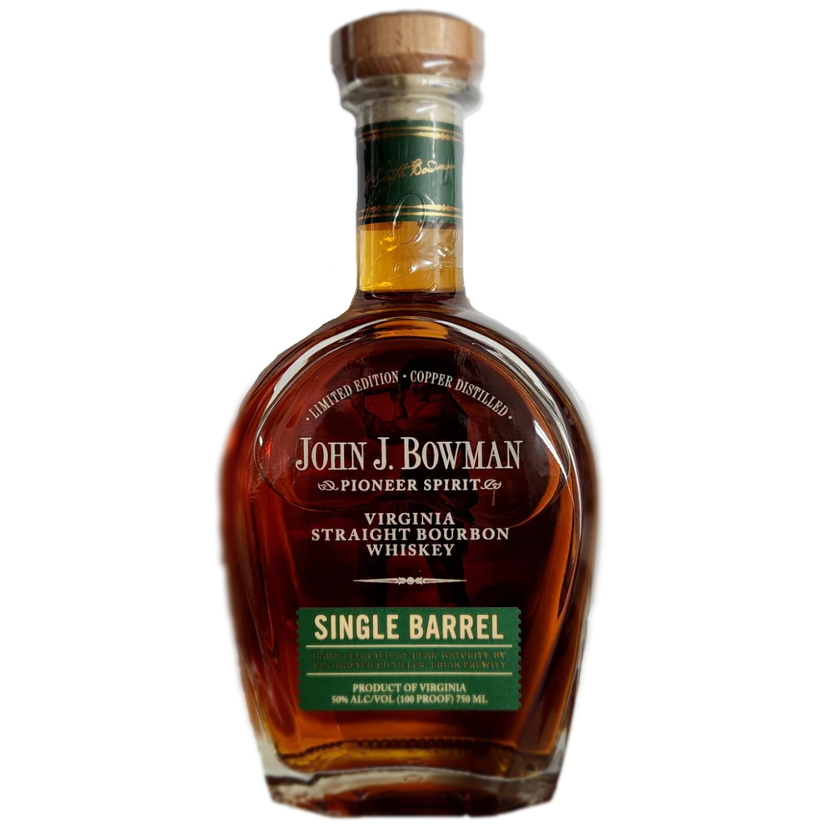 JOHN J BOWMAN SINGLE BARREL BOURBON 750ML