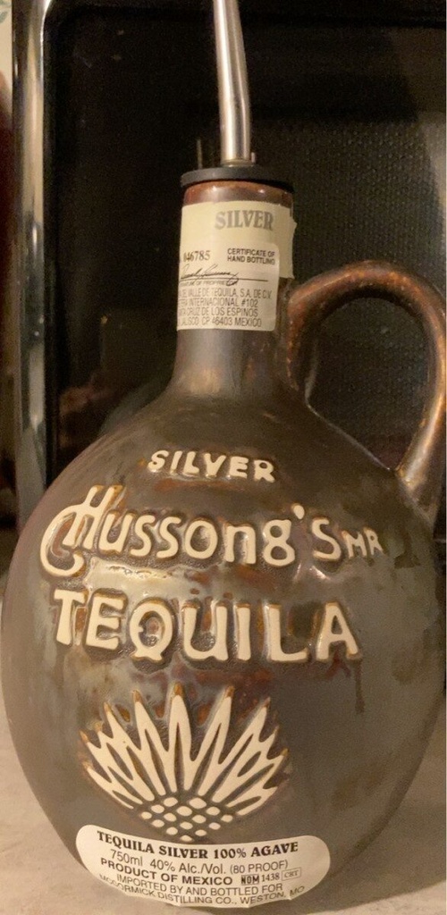 HUSSONGS TEQUILA SILVER 750ML