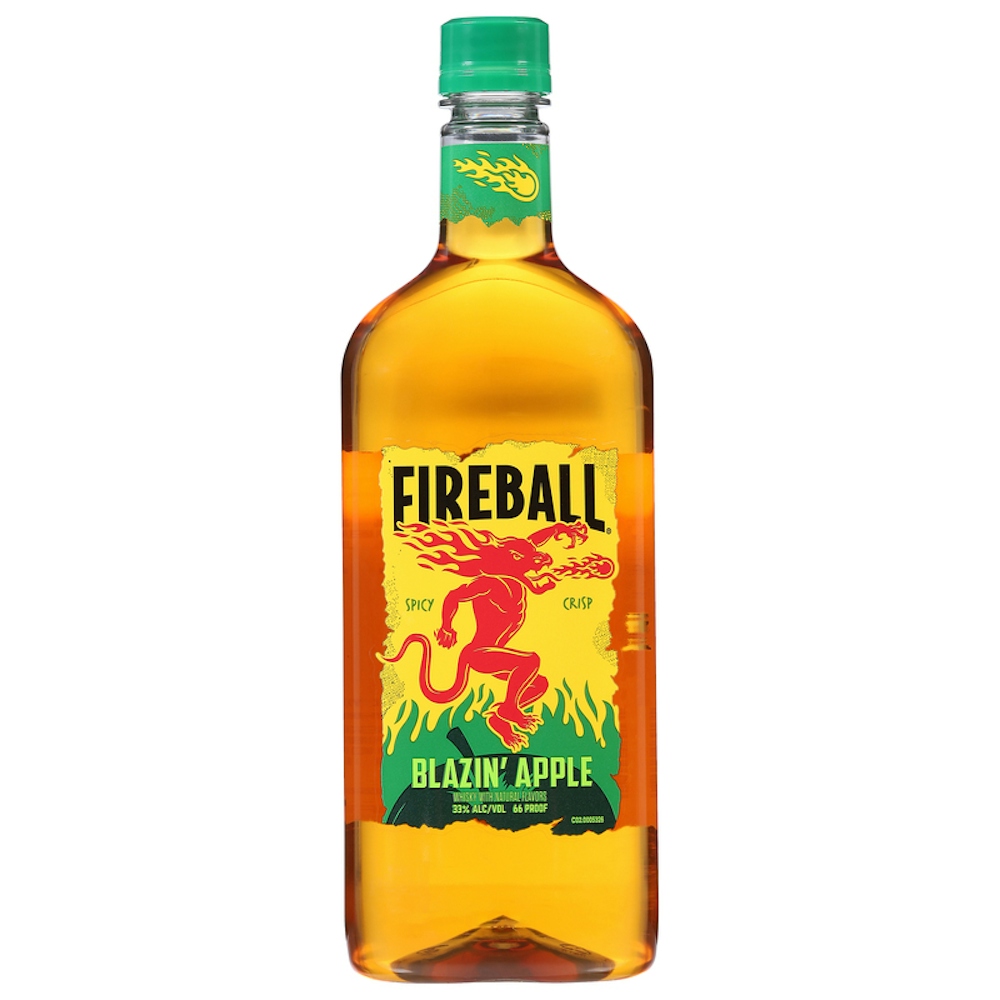 FIREBALL BLAZING APPLE TRAVELER PLASTIC 750ML
