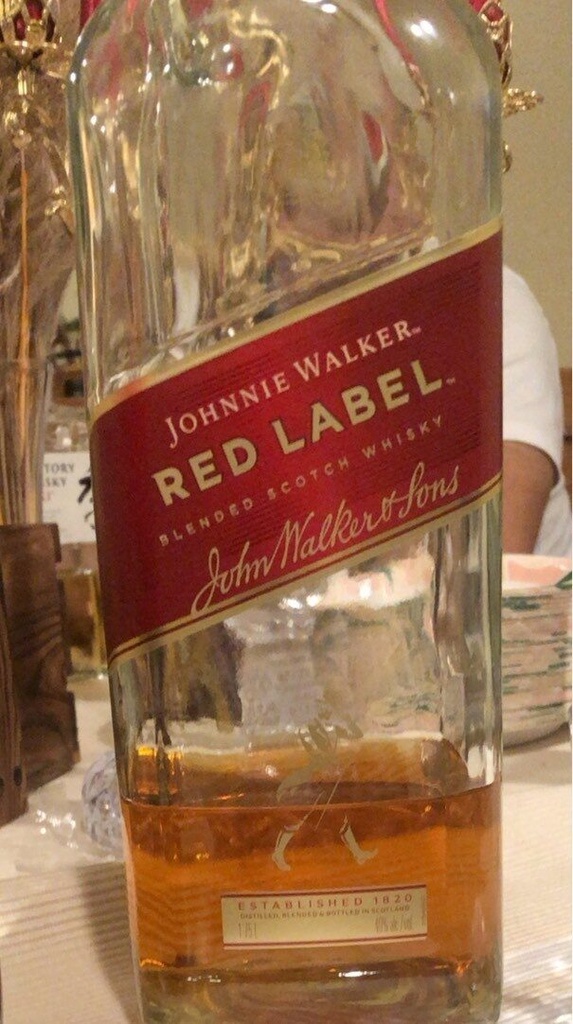 JOHNNIE WALKER RED LABEL 1.75 LTR