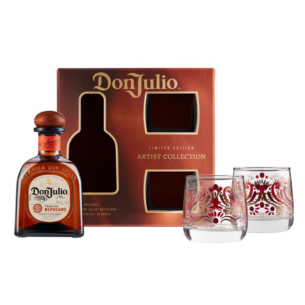 DON JULIO REPOSADO 750ML GIFT SET