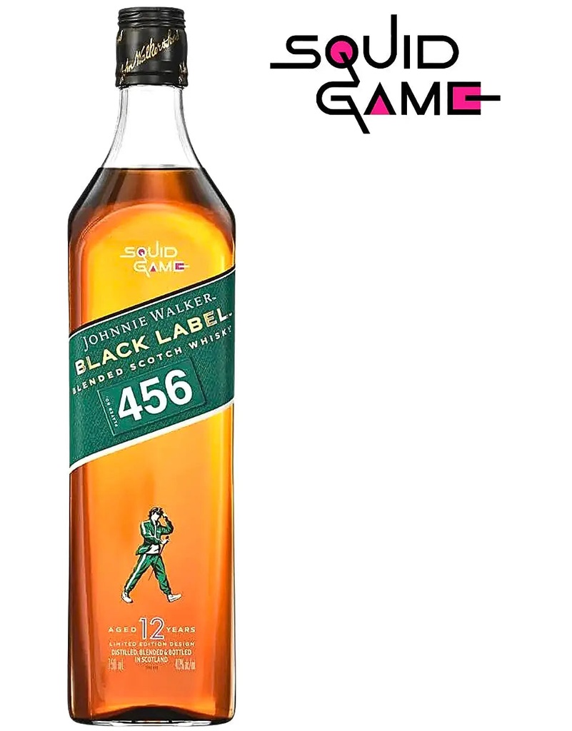 JOHNNIE WALKER BLACK SQUID GAMES EDITION - 12YEAR - 750ML