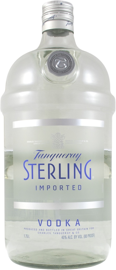 IMPORTED TANQUERAY STERLING VODKA 1.75 L