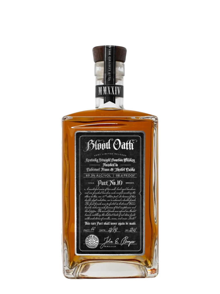 BLOOD OATH KENTUCKY BOURBON PACT NO. 10 - 750ML (RC)