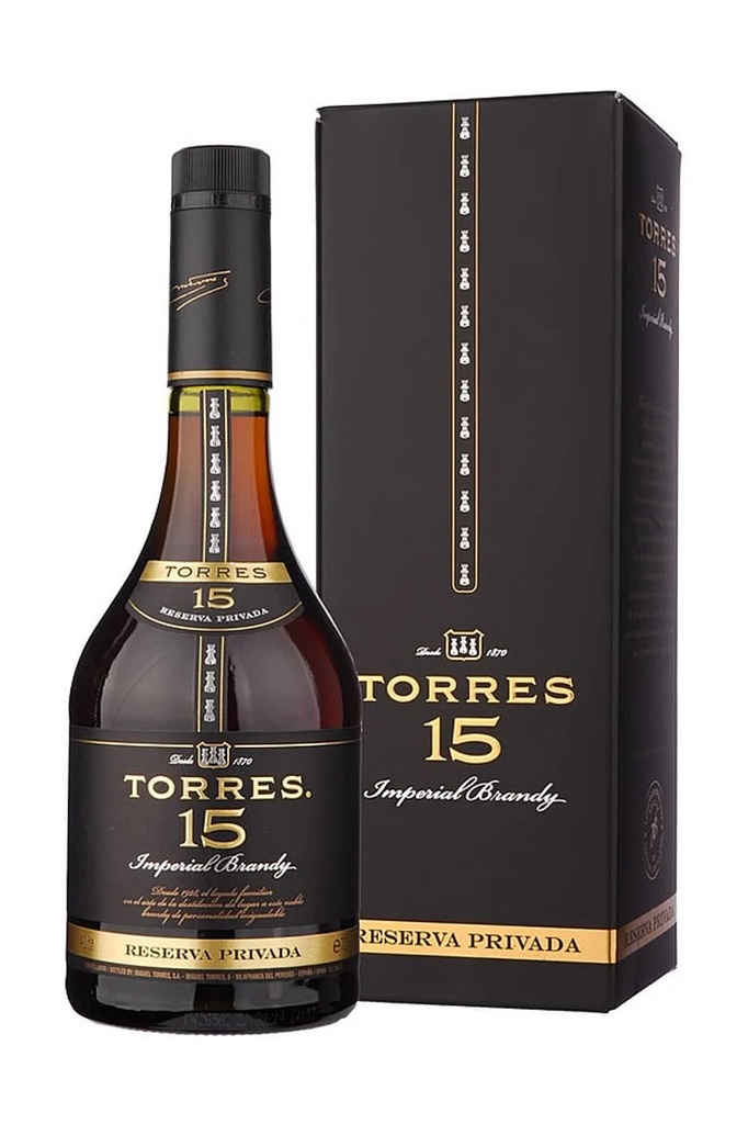TORRES BRANDY 15 YR 750ML