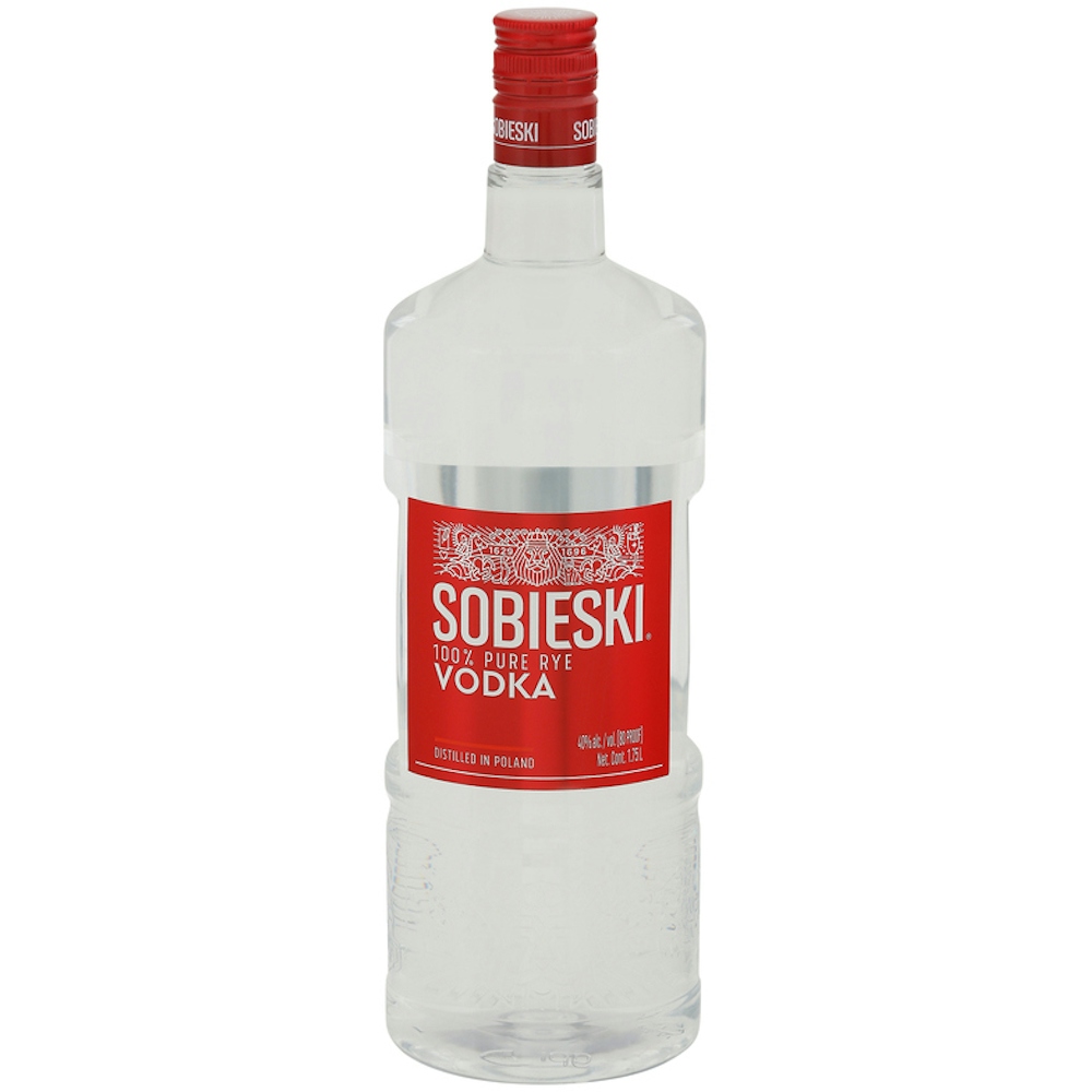 SOBIESKI VODKA 100 RYE 1.75 L.