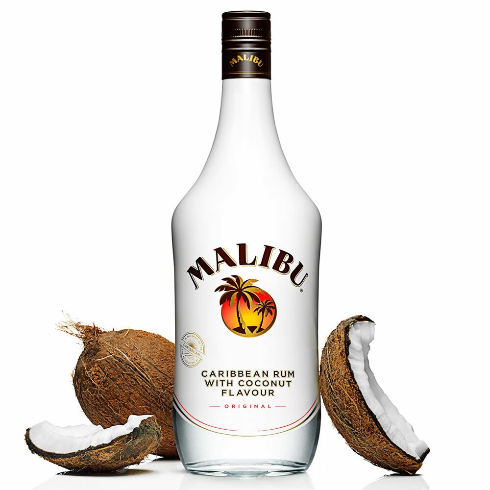MALIBU WITH PINEAPPLE JUICE, GIFT 1.75 L