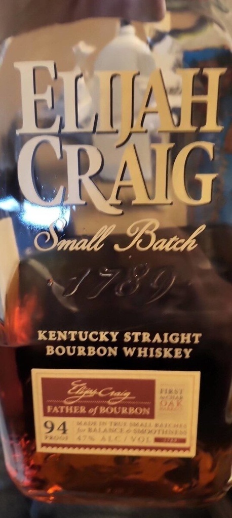 ELIJAH CRAIG SMALL BATCH, 94, PROOF 1.75 L