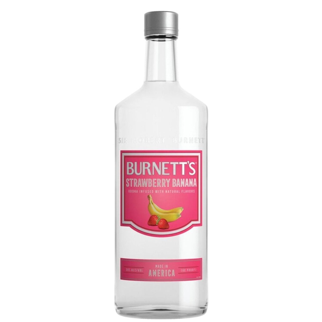 BURNETT'S STRAWBERRY BANANA 750 MIL