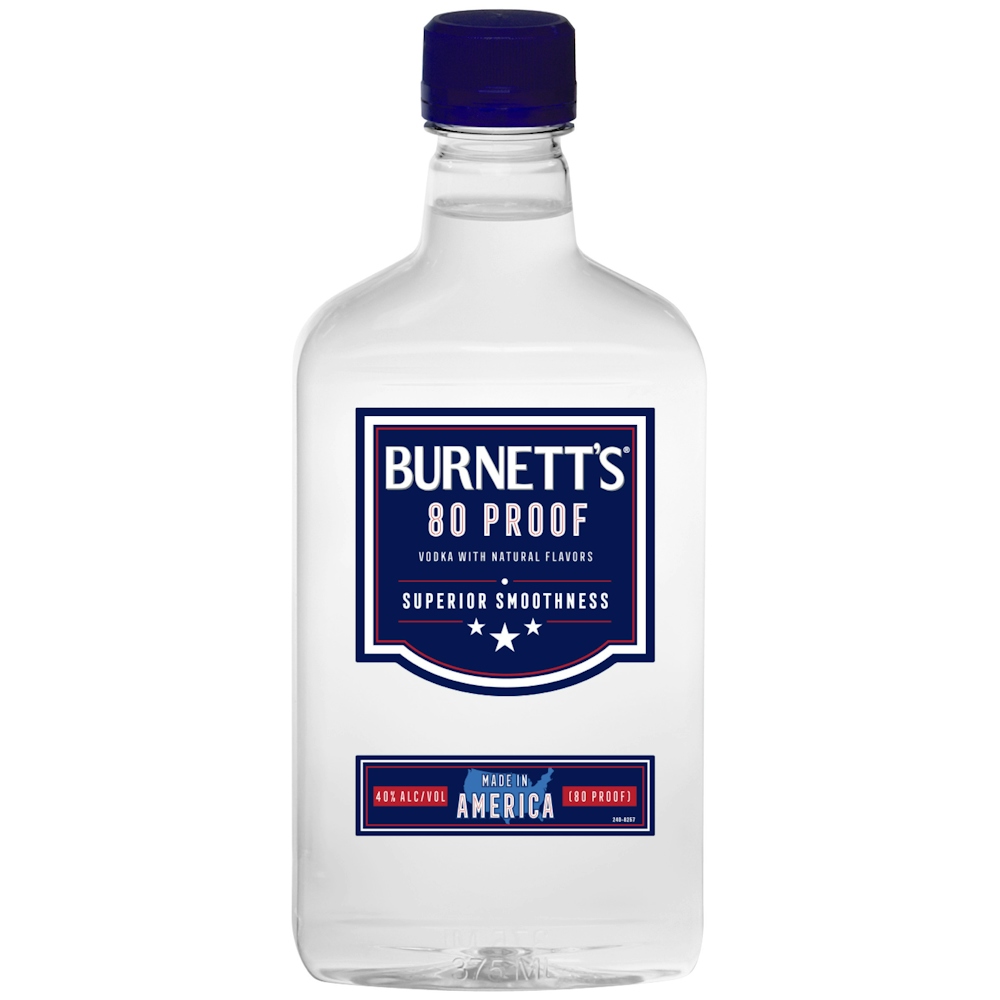 BURNETTS VODKA 375 ML