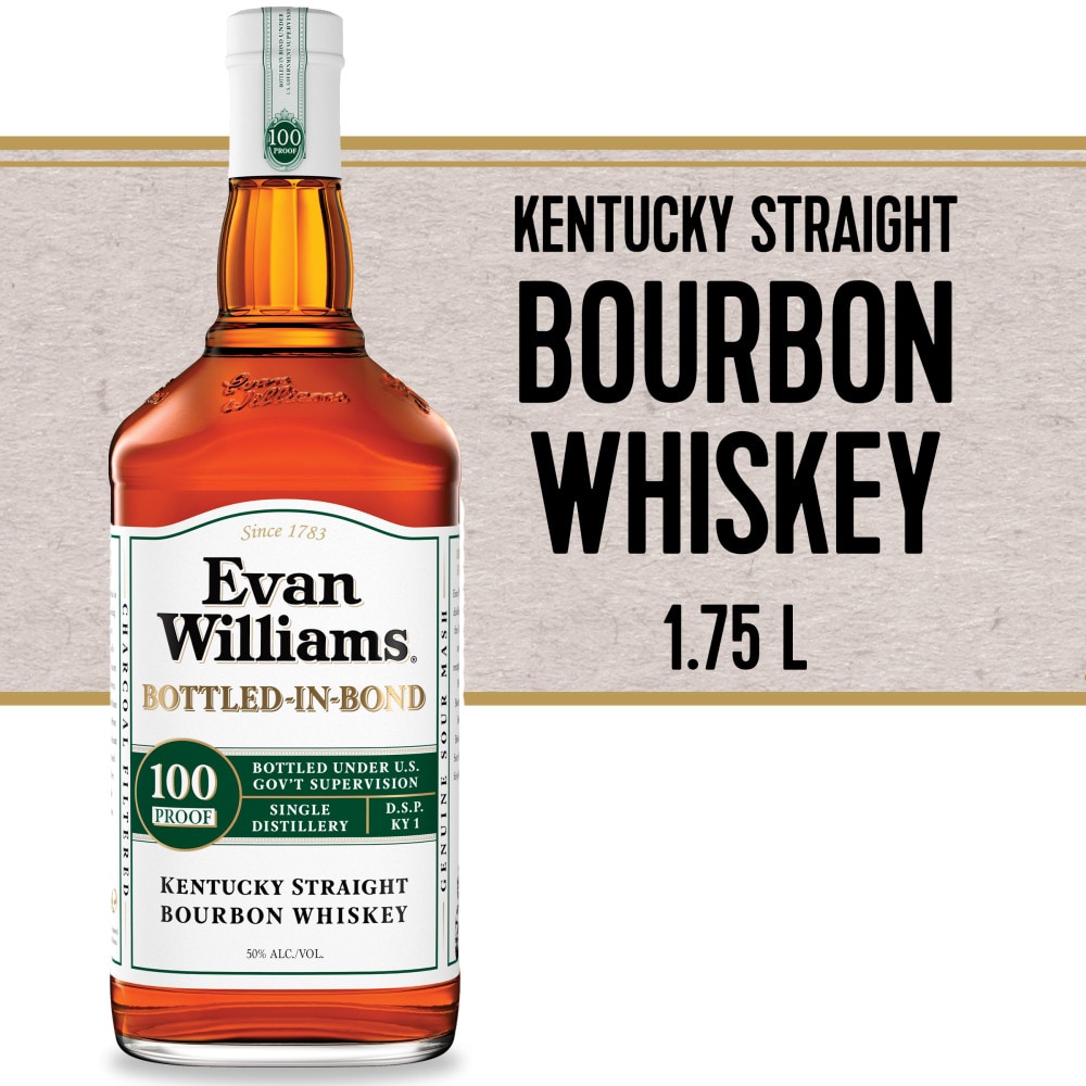 EVAN WILLIAMS 100 PROOF WHITE1.75 L.
