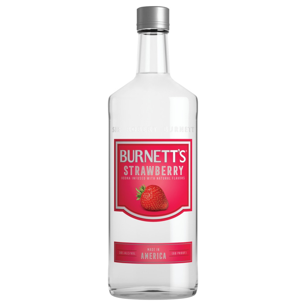 BURNETT'S STRAWBERRY 750 MIL