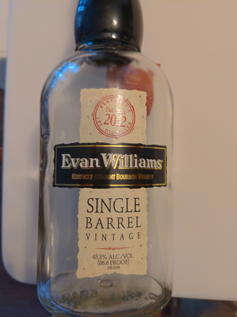 EVAN WILLIAMS SINGLE BRRL VINT 750