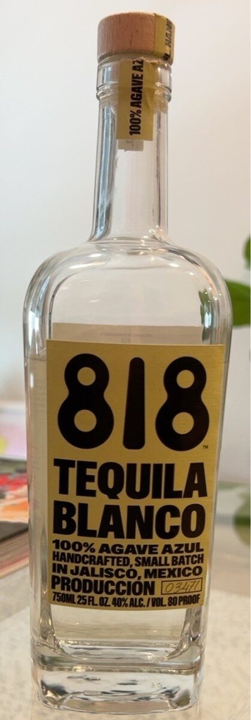 818 TEQUILA BLANCO 750 ML