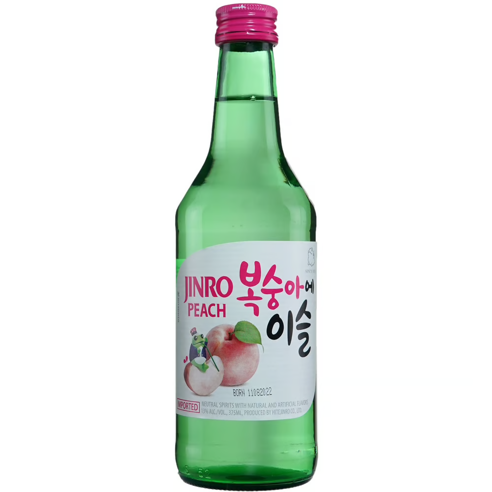 JINRO PEACH SAKE - 375ML