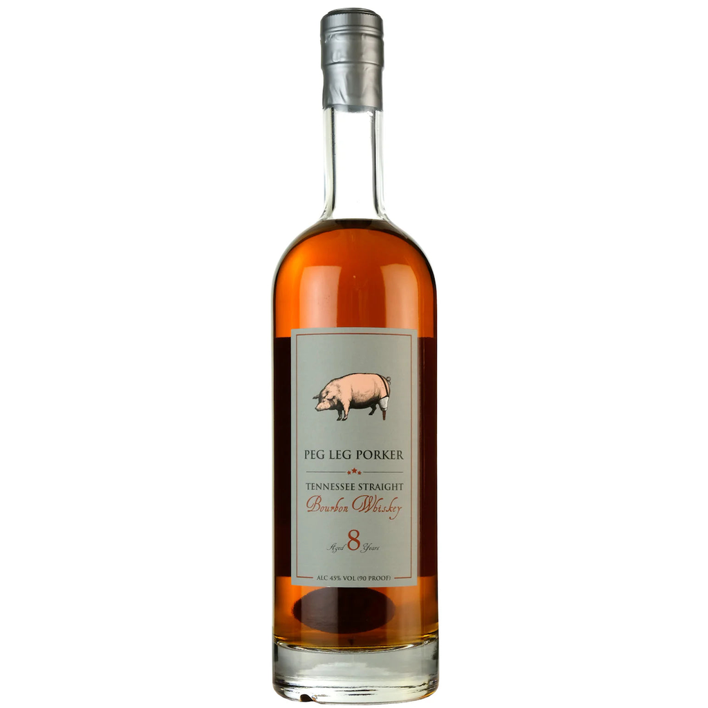 PEG LEG PORKER TENNESSEE STRAIGHT BOURBON WHISKEY 8 Y 750 ML