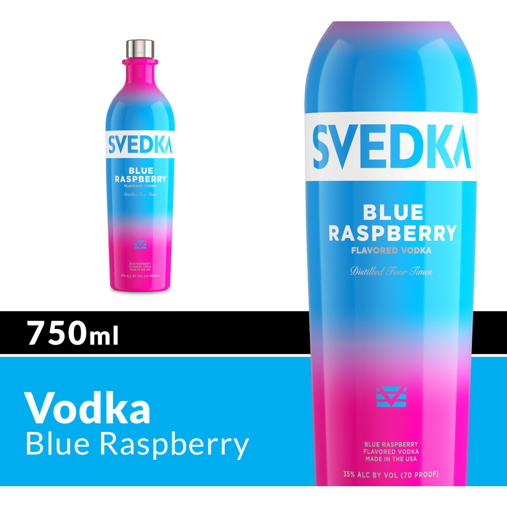 SVEDKA BLUE RASPBERRY 750 ML