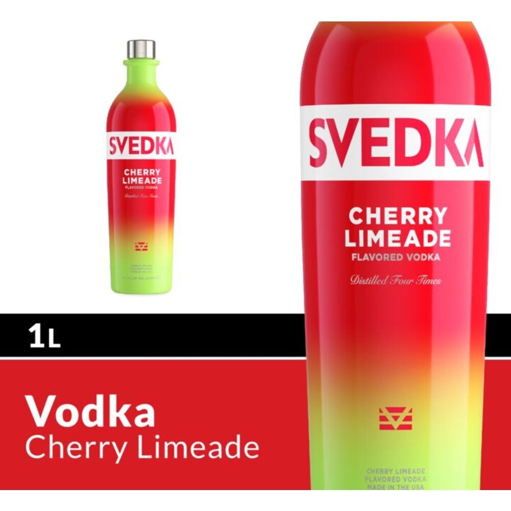 SVEDKA CHERRY LIMEADE 1 LITER