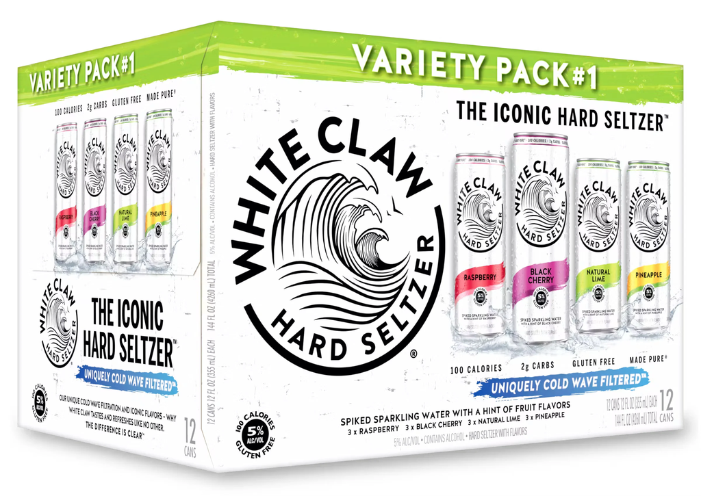 WHITE CLAW VARIETY#1 PACK 12-PK CANS #1