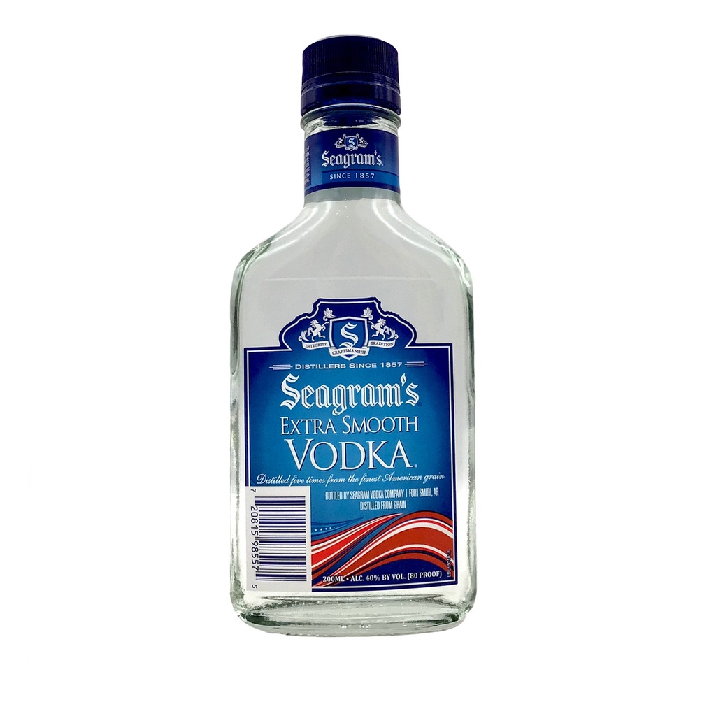 SEAGRAM'S EXTRA SMOOTH VODKA - 200ML