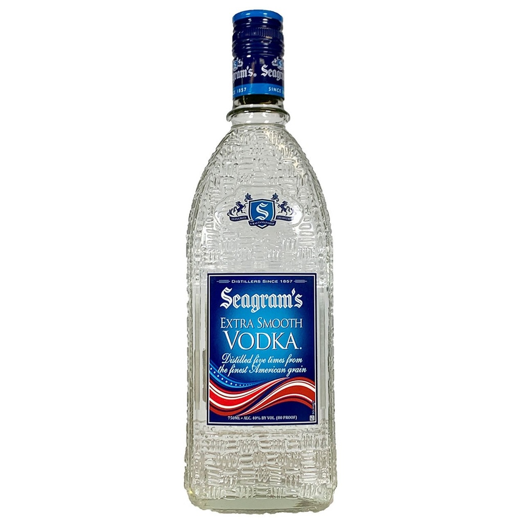 SEAGRAMS EXTRA SMOOTH VODKA 750 ML PLASTIC