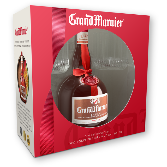 GRAND MARNIER GIFT SET 750ML