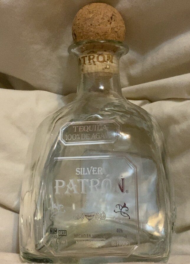 TEQUILA SILVER PATRON 375 MIL