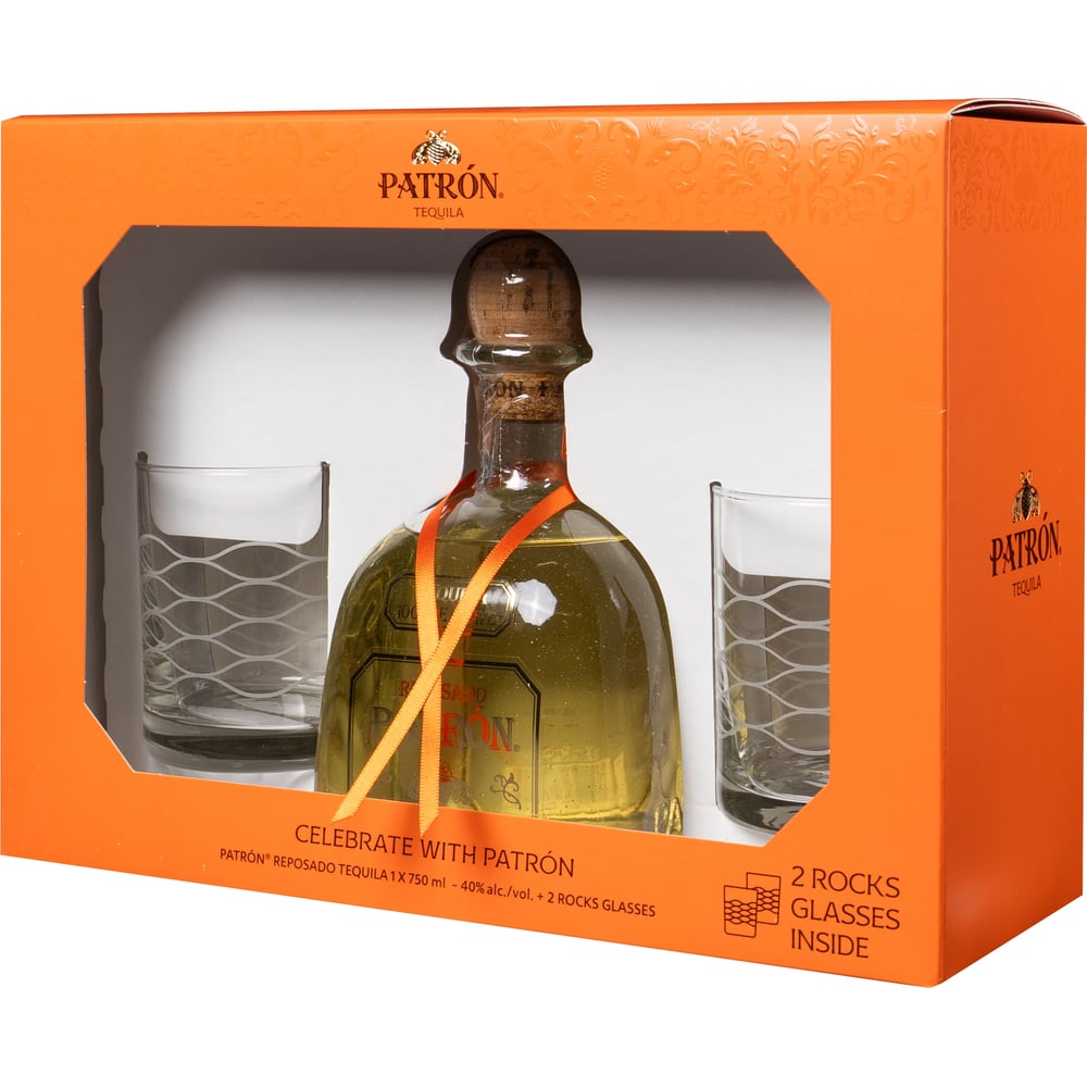 PATRON REPOSADO GIFT PACK 750 ML