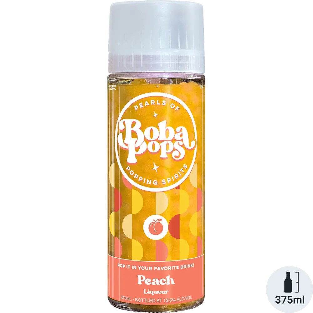 BOBA POPS PEACH 375ML
