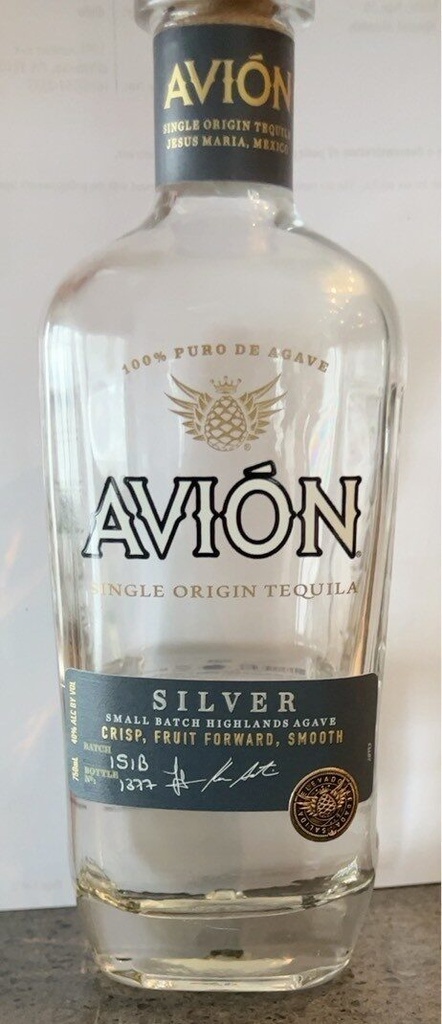 AVION TEQUILA SILVER 750 MIL