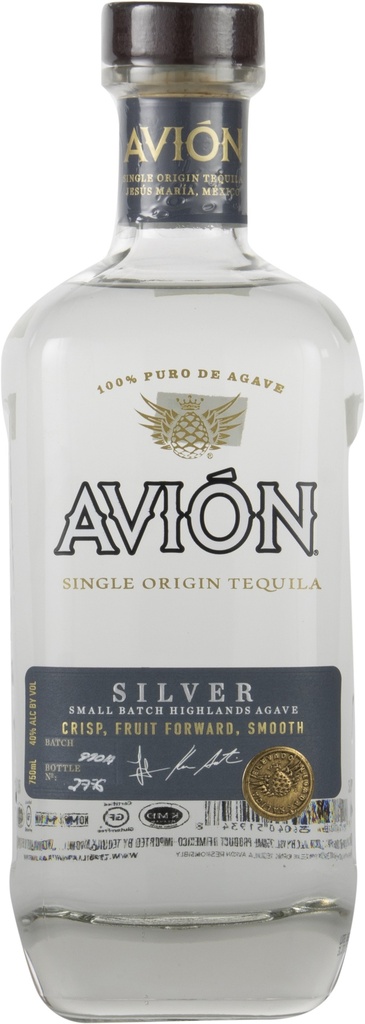 AVION TEQUILA SILVER 750 MIL