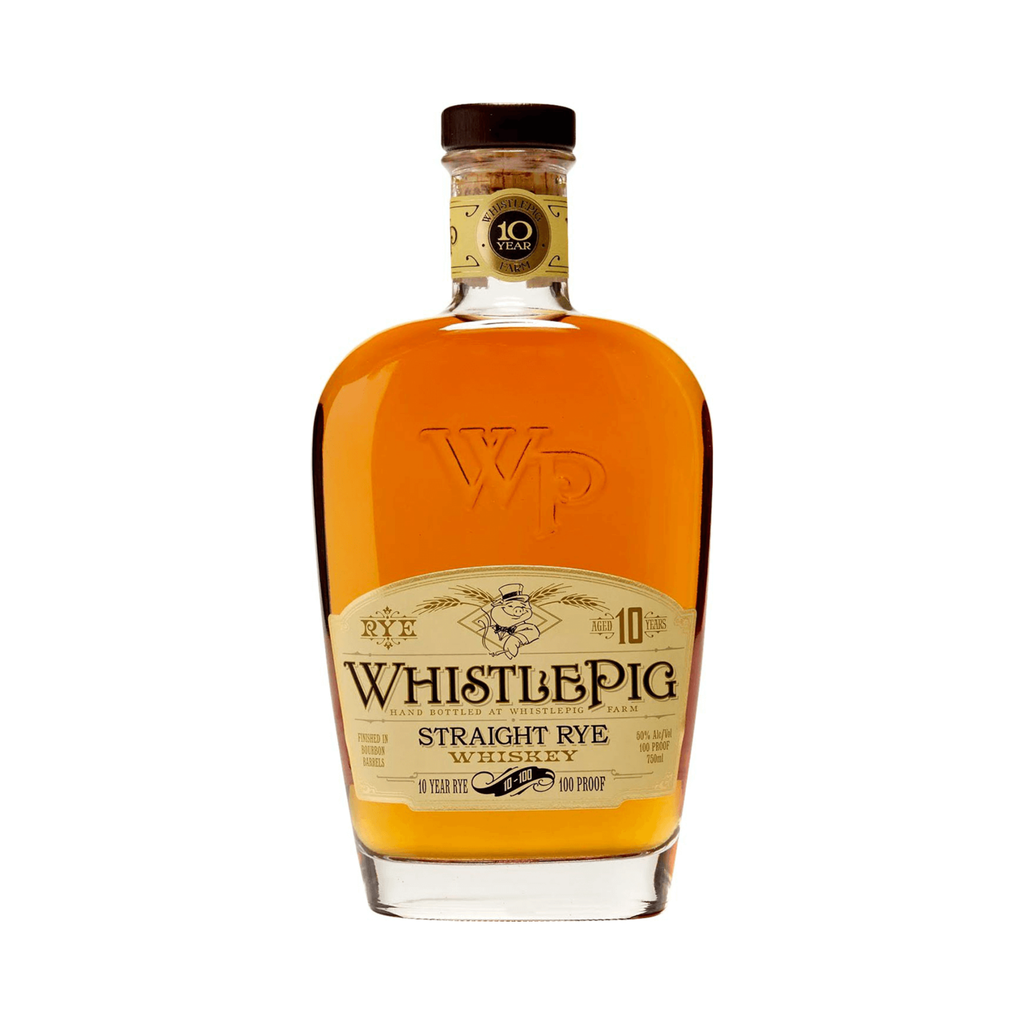 WHISTLEPIG RYE WHISKEY, 10YEAR. 750 MIL