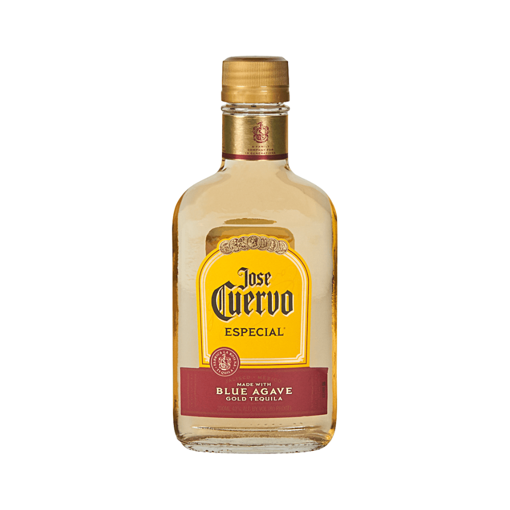 JOSE CUERVO TEQUILA GOLD BLUE AGAVE 200 MIL