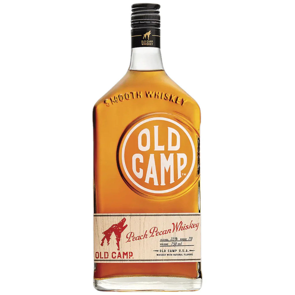 OLD CAMP, PEACH, PECAN WHISKEY, 750 MIL