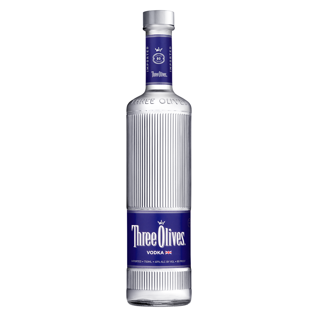 THREE OLIVEES VODKA 750 ML