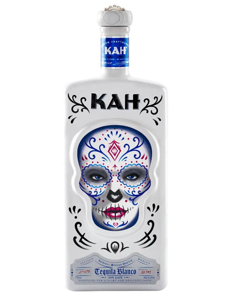 KAH TEQUILA, BLANCO 750 MIL