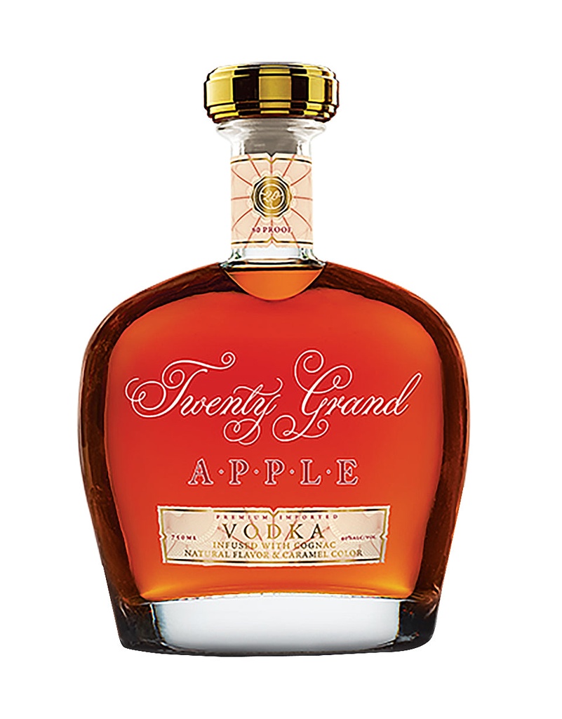 TWENTY GRAND APPLE VODKA, 750 MIL