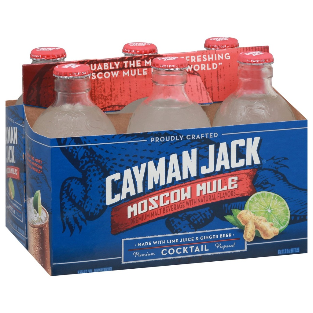 CAYMAN JACK MOSCOW MULE 6-PK BOTT