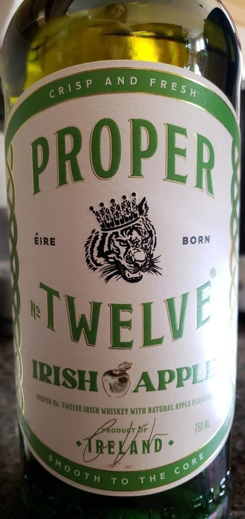 PROPER TWELVE IRISH APPLE, 750 MIL