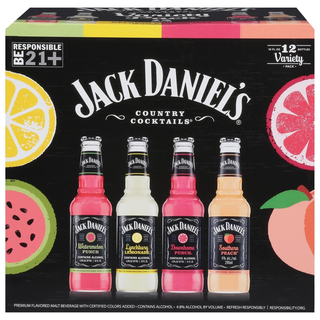 JACK DANIELS VARIETY 12-PACK