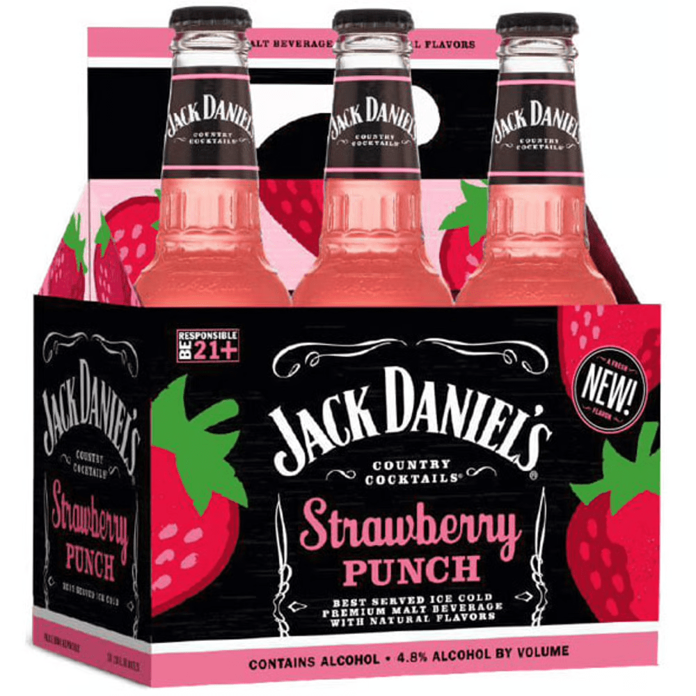 JACK DANIELS STRAWBERRY 6-PACK BOX