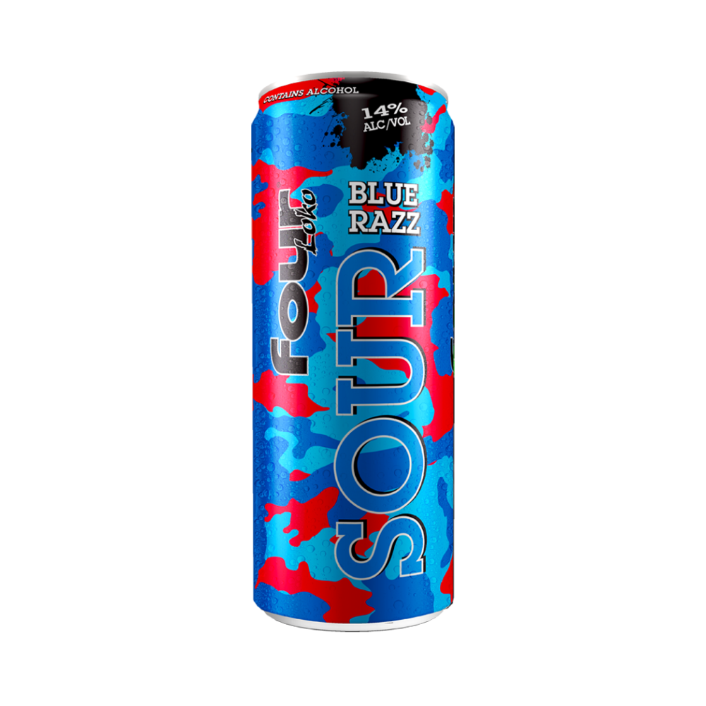 FOUR LOKO SOUR BLUR RAZZ CAN 24OZ