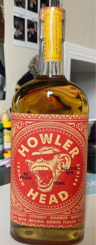 HOWLER HEAD MONKEY SPIRIT BOURBON WHISKEY - 750ML