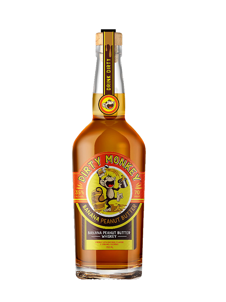 DIRTY MONKEY BANANA PEANUT BUTTER ? WHISKEY 750 MIL