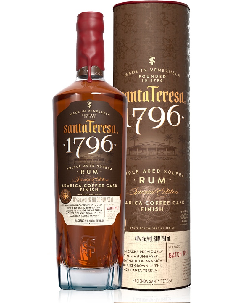 SANTA TERESA 1796 RUM 750 ML