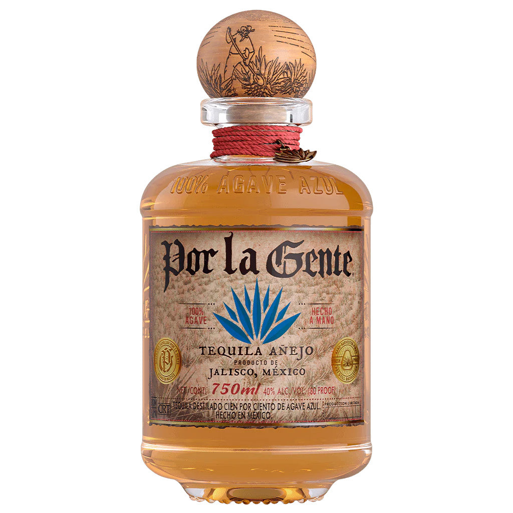 POR LA GENTE TEQUILA ANEJO - 750ML