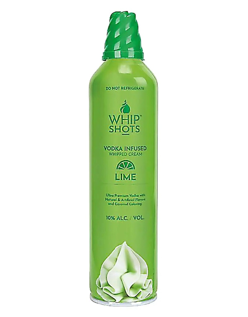 WHIP SHOTS VODKA INFUSED WHIP CREAM - LIME