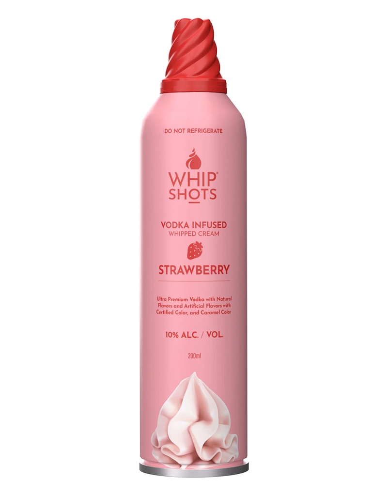 WHIPSHOTS STRAWBERRY VODKA INFUSED
